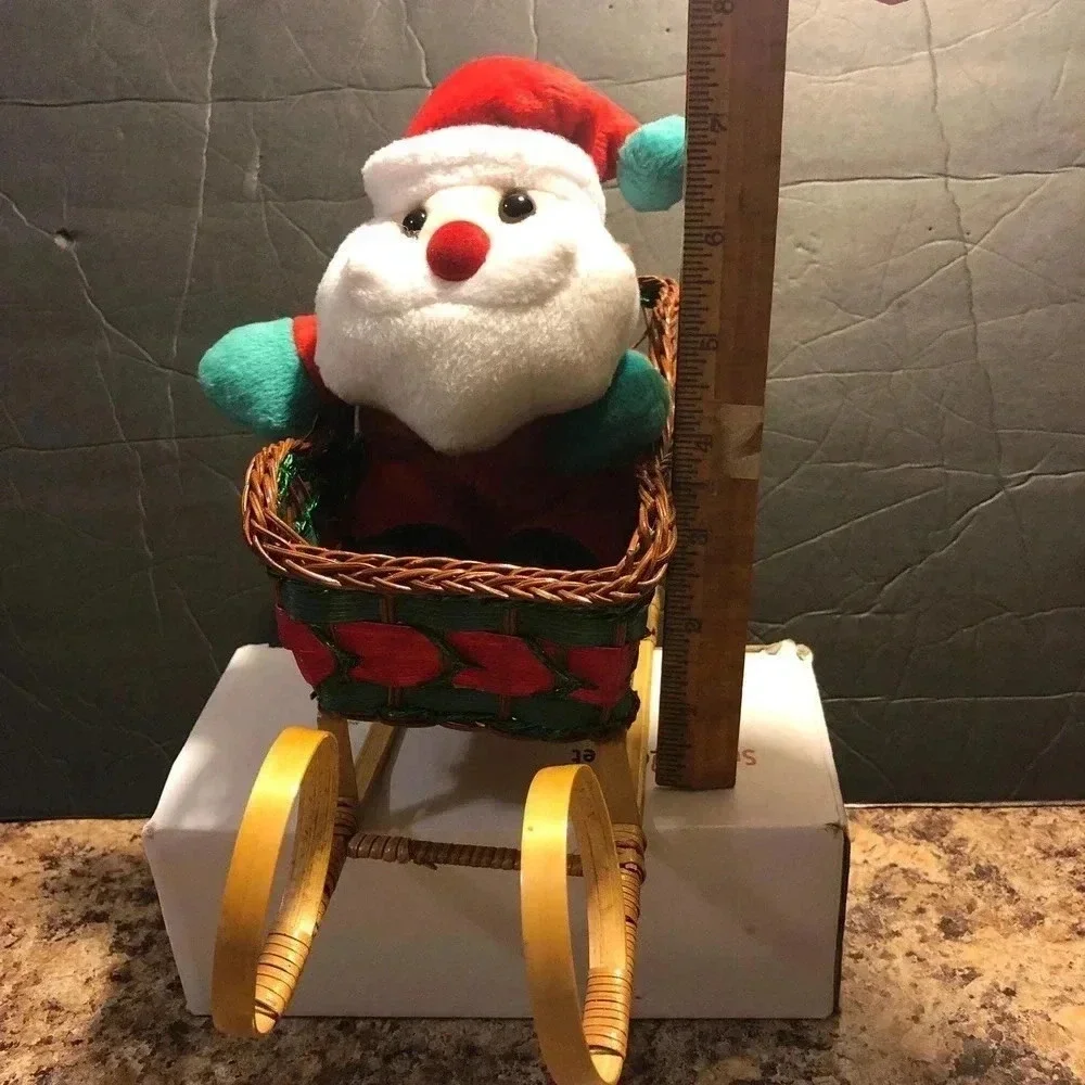 Christmas Decorative Santa in the Slate